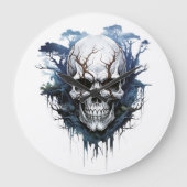 🕰️💀 sensationele schedel wandklok 💀🕰️ (Voorkant)