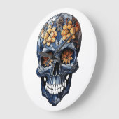 🕰️💀 sensationele schedel wandklok 💀🕰️ (Hoek)