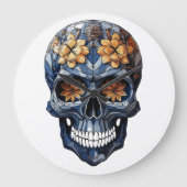 🕰️💀 sensationele schedel wandklok 💀🕰️ (Voorkant)