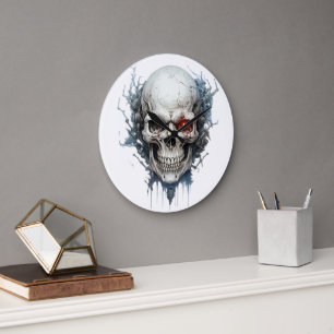 🕰️💀 sensationele schedel wandklok 💀🕰️