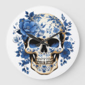 🕰️💀 sensationele schedel wandklok 💀🕰️ (Voorkant)