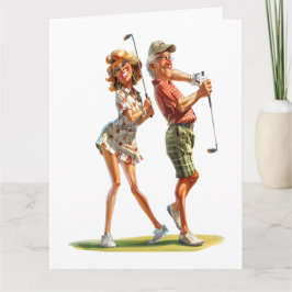 Sensationele senior golfers kaart