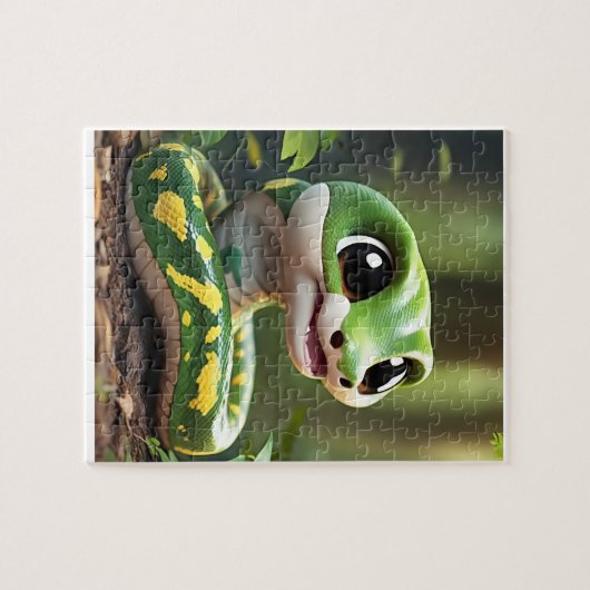 Sensationele slangenpuzzel legpuzzel (Horizontaal)