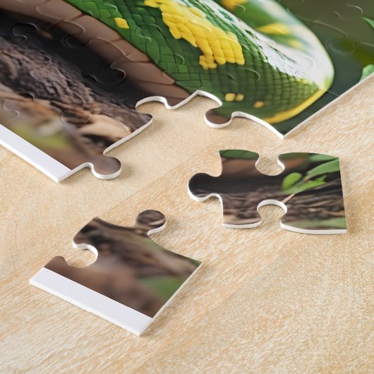 Sensationele slangenpuzzel legpuzzel (Zijkant)