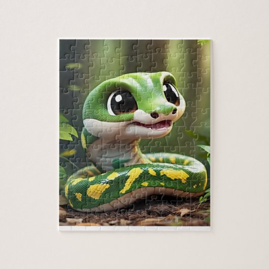 Sensationele slangenpuzzel legpuzzel (Verticaal)
