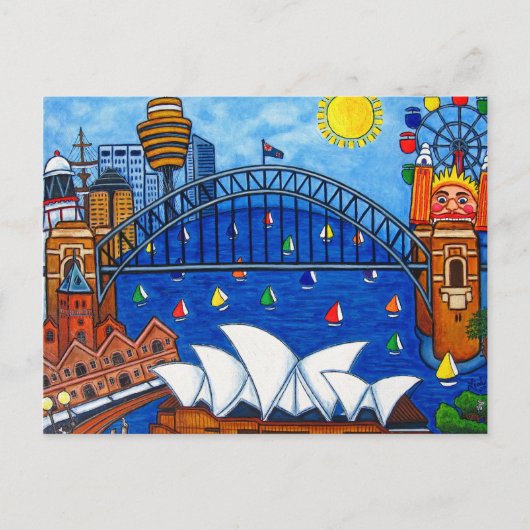 Sensationele Sydney Post Card van Lisa Lorenz Briefkaart (Voorkant)