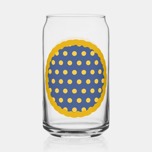 Sensationele synura blikvorm glas (Voorkant)