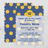 Sensationele Synura Party uitnodiging (Voorkant / Achterkant)