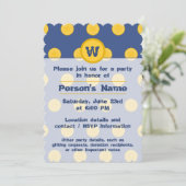 Sensationele Synura Party uitnodiging (Staand voorkant)