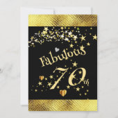 Sensationele uitnodiging van de 70e verjaardag van (Voorkant)