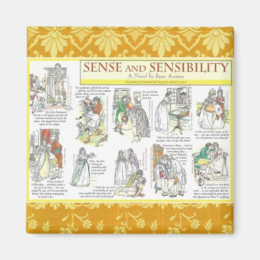 Sense and Sensibility Magneet (Voorkant)