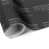 Sense And Sensibility Quote I Cadeaupapier (Rol Hoek)