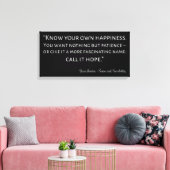 Sense and Sensibility Quote I Canvas Afdruk (Insitu (Woonkamer))