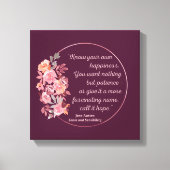 Sense And Sensibility Quote I - Cute Style Canvas Afdruk (Voorkant)