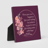 Sense and Sensibility Quote I - Cute Style Fotoplaat (Voorkant)