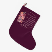 Sense and Sensibility Quote I - Cute Style Grote Kerstsok (Voorkant (Hangend))