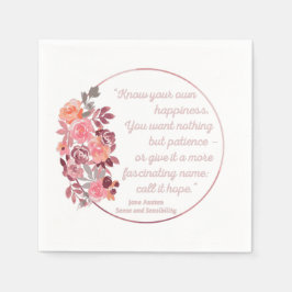 Sense and Sensibility Quote I - Cute Style Servet