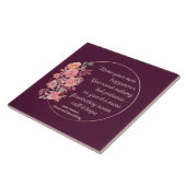 Sense and Sensibility Quote I - Cute Style Tegeltje (Zijkant)