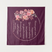 Sense and Sensibility Quote I - Cute Style Wandkleed (Voorkant (horizontaal))