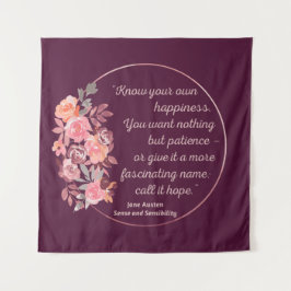 Sense and Sensibility Quote I - Cute Style Wandkleed