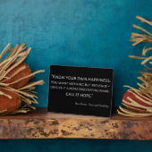 Sense and Sensibility Quote I Fotoplaat (Zijkant)