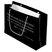 Sense and Sensibility Quote I Groot Cadeauzakje (Voorkant Gekanteld)