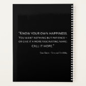 Sense and Sensibility Quote I Planner (Achterkant)