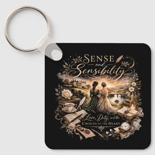 Sense and Sensibility Sleutelhanger (Voorkant)