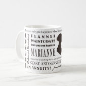 Sense en Sensibility Koffiemok (Voorkant links)