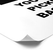 Sense of Humor Funny Poster (Hoek)