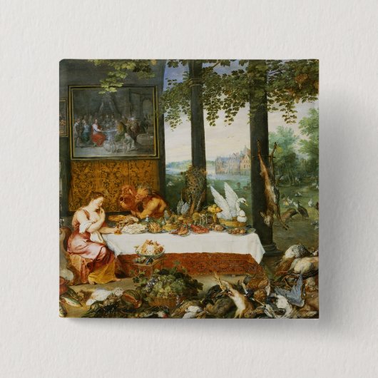 Sense of Taste, 1618 Vierkante Button 5,1 Cm (Voorkant)