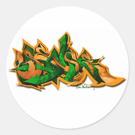 Sense Ronde Sticker (Voorkant)