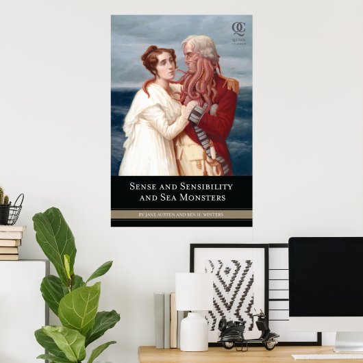 Sense Sensibility and Zee Monsters Hoesje Poster (Thuiskantoor)