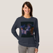 Sense van kosmische fusie door het oog t-shirt (Voorkant volledig)