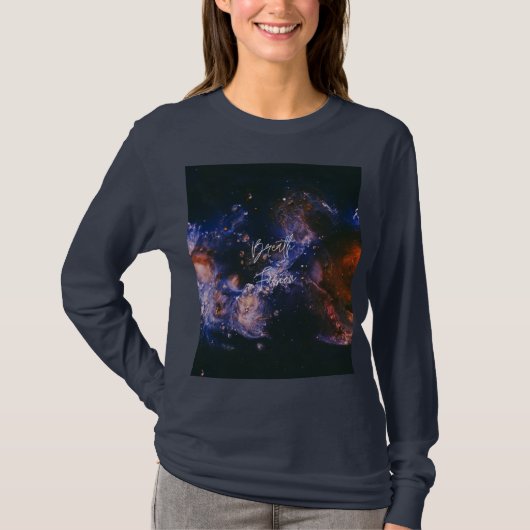 Sense van kosmische fusie door het oog t-shirt (Voorkant)