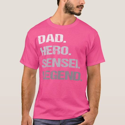 Sensei Dad Karate Judo T-shirt (Voorkant)