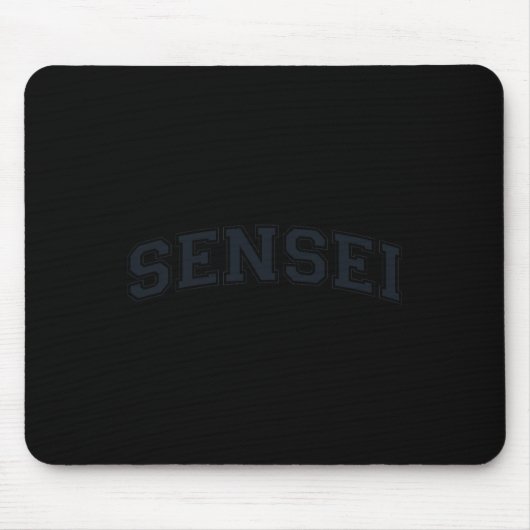 Sensei Martial Arts Leraar Karate Instructor - BL Muismat (Voorkant)