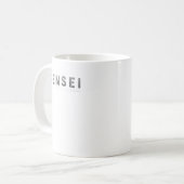 Sensei - Myth Legend Martial Arts Trainer Karate T Koffiemok (Voorkant links)