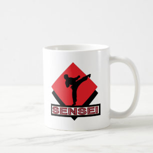 Sensei red diamantgift koffiemok