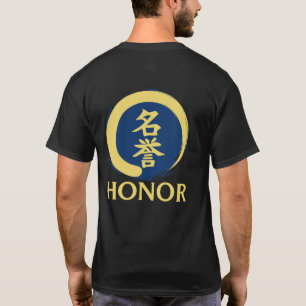 Sensei's Benodigdheden Bushido Eer Kanji T-shirt