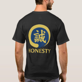 Sensei's Benodigdheden Bushido Eerlijkheid Kanji T-shirt