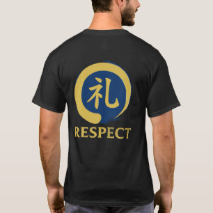 Sensei's Benodigdheden Bushido Respect Kanji T-shirt