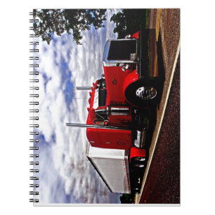 Sensenig Red Peterbilt 379-laptop Notitieboek