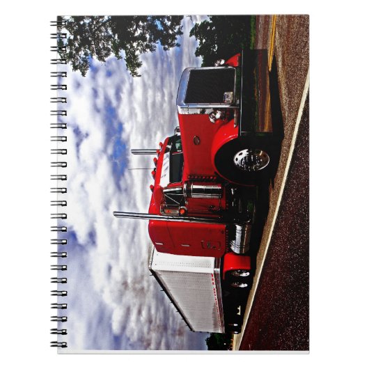 Sensenig Rode Peterbilt 379 Notitieboek (Voorkant)