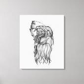 Sensenmann - De dood Canvas Afdruk (Voorkant)