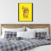 Sensenmann - De dood Canvas Afdruk (Insitu (Slaapkamer))