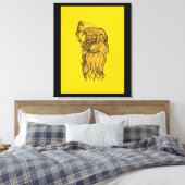 Sensenmann - De dood Canvas Afdruk (Insitu (Slaapkamer))