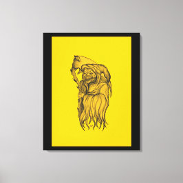 Sensenmann - De dood Canvas Afdruk