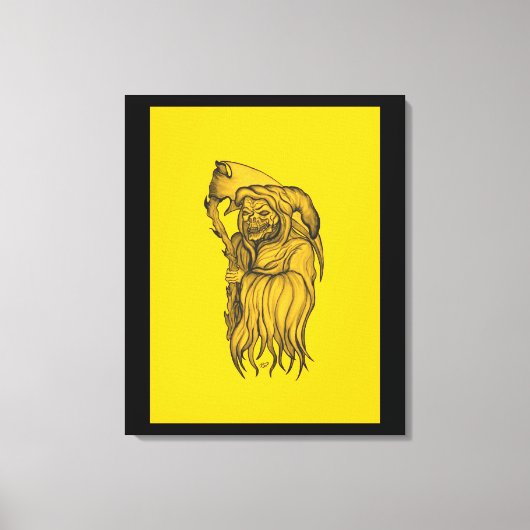 Sensenmann - De dood Canvas Afdruk (Voorkant)