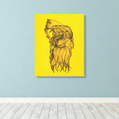 Sensenmann - De dood Canvas Afdruk (Insitu (Houten vloer))